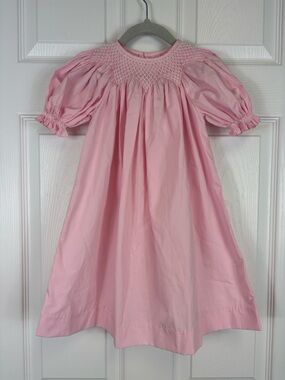 NWT Mom & Me pink smocked dress sz 18 months